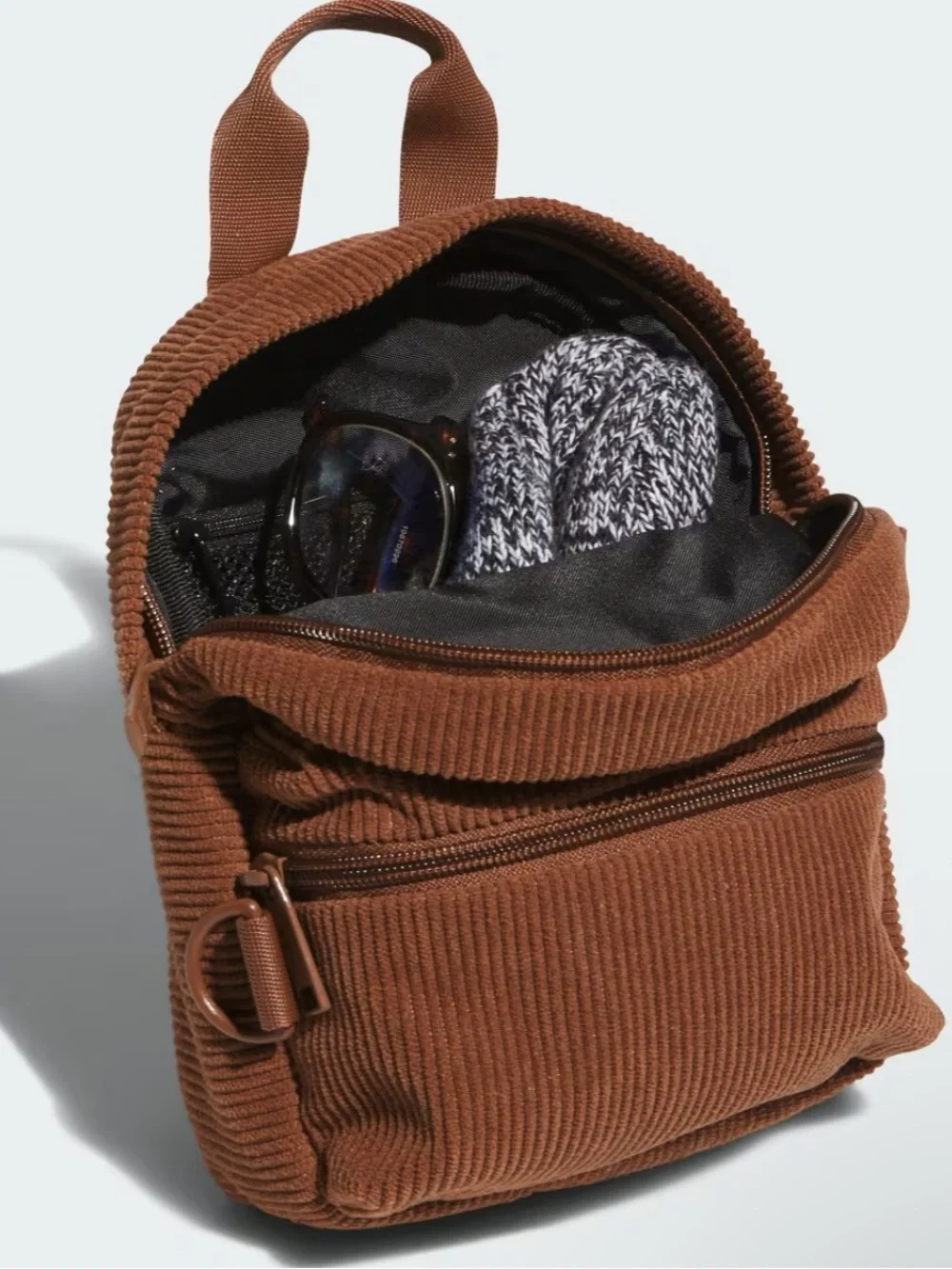 adidas Originals Mini Corduroy Backpack in Brown for Men